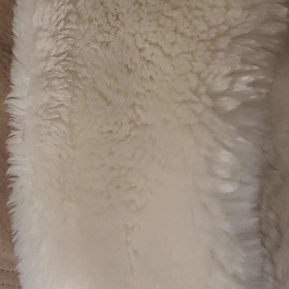 WILSONS LEATHER TAN SUEDE FAUX FUR LINED COAT WITH TOGGLE BUTTONS - Picture 3 of 11